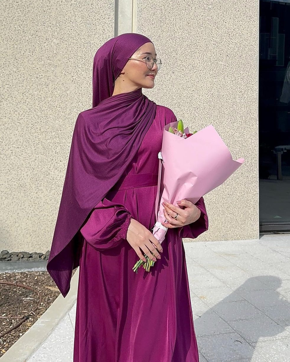 Jannah Abaya - Pflaume