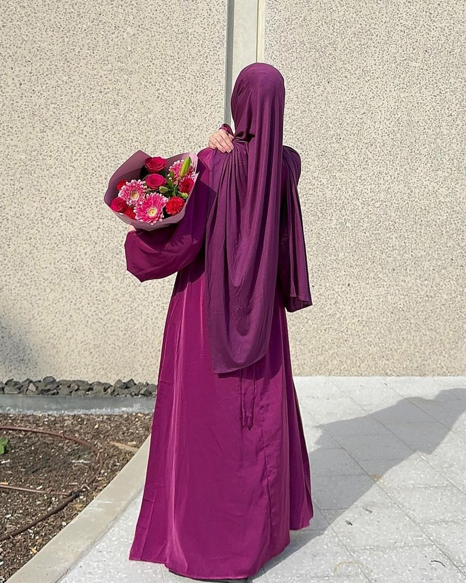 Jannah Abaya - Plum