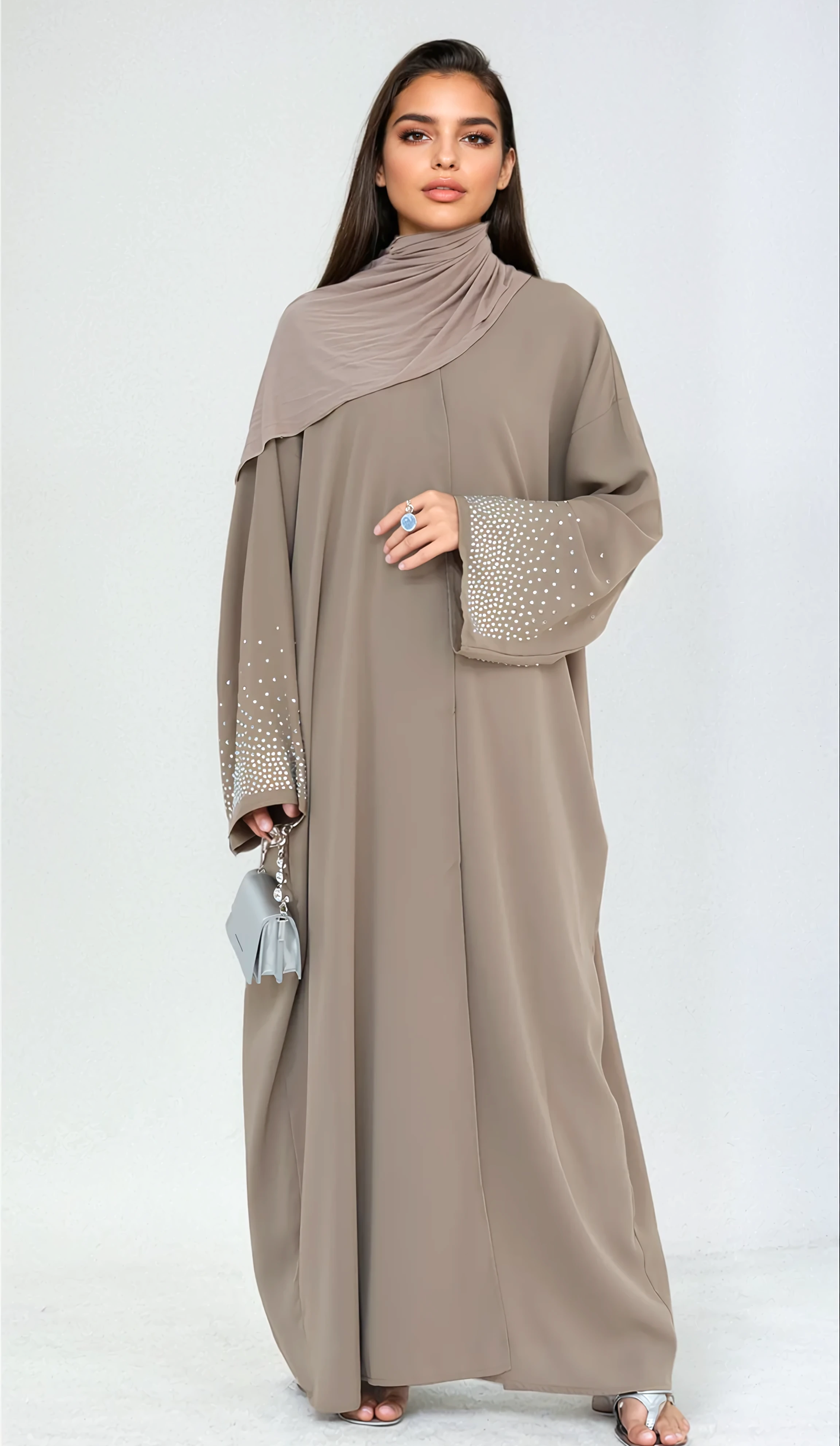 Liraya Midnight Sparkle Abaya