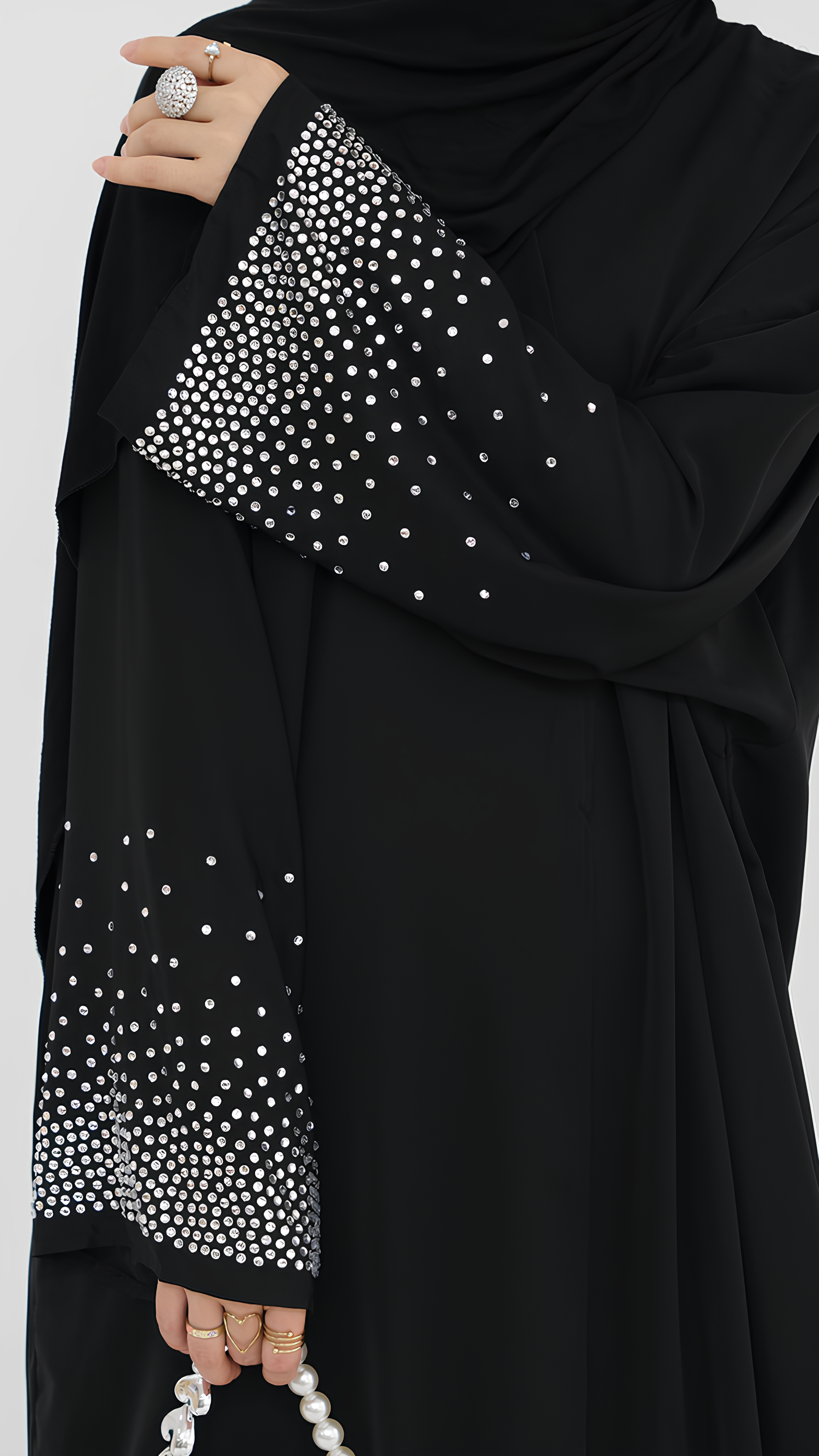 Liraya Midnight Sparkle Abaya