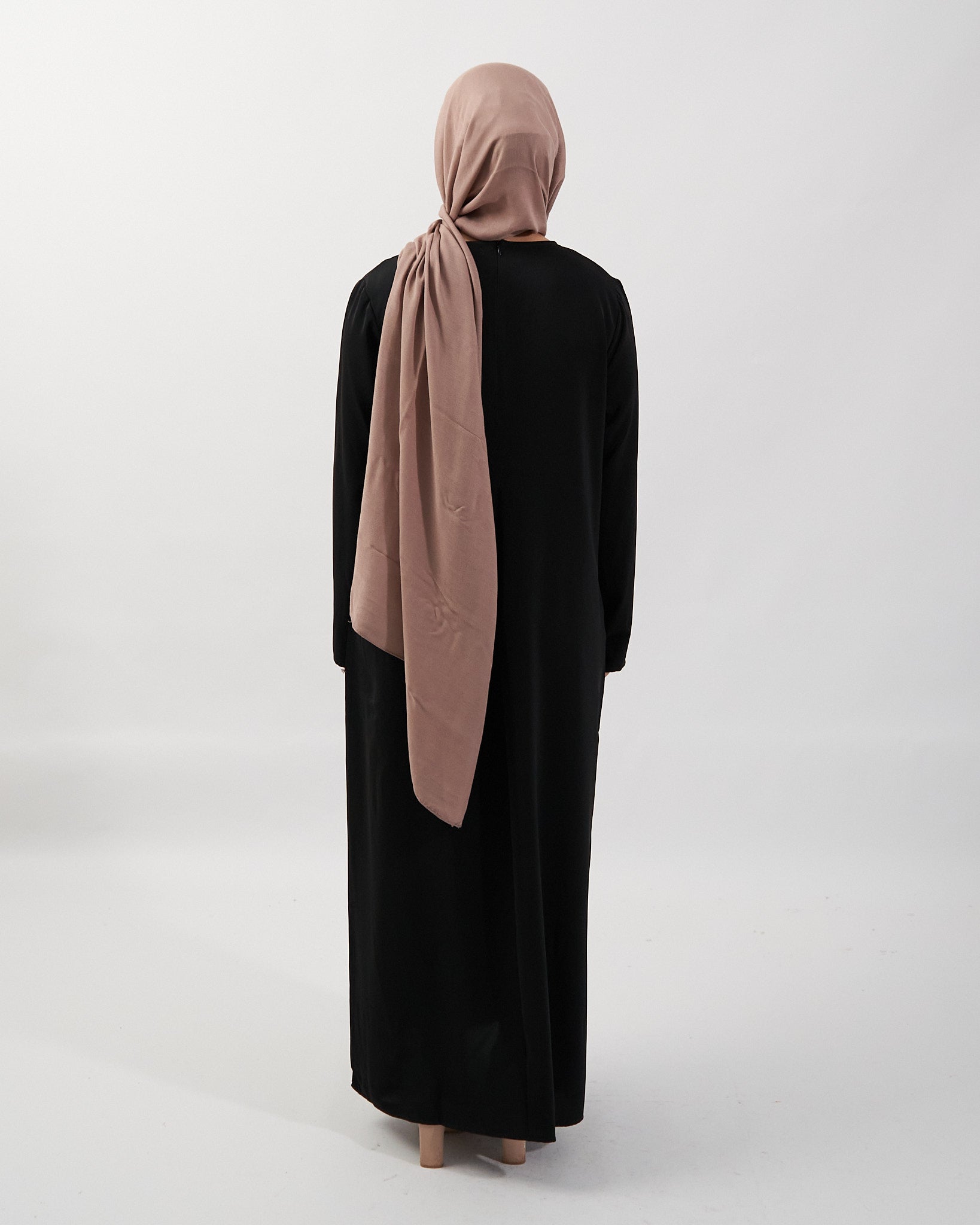 Essential Abaya mit Taschen - Schwarz