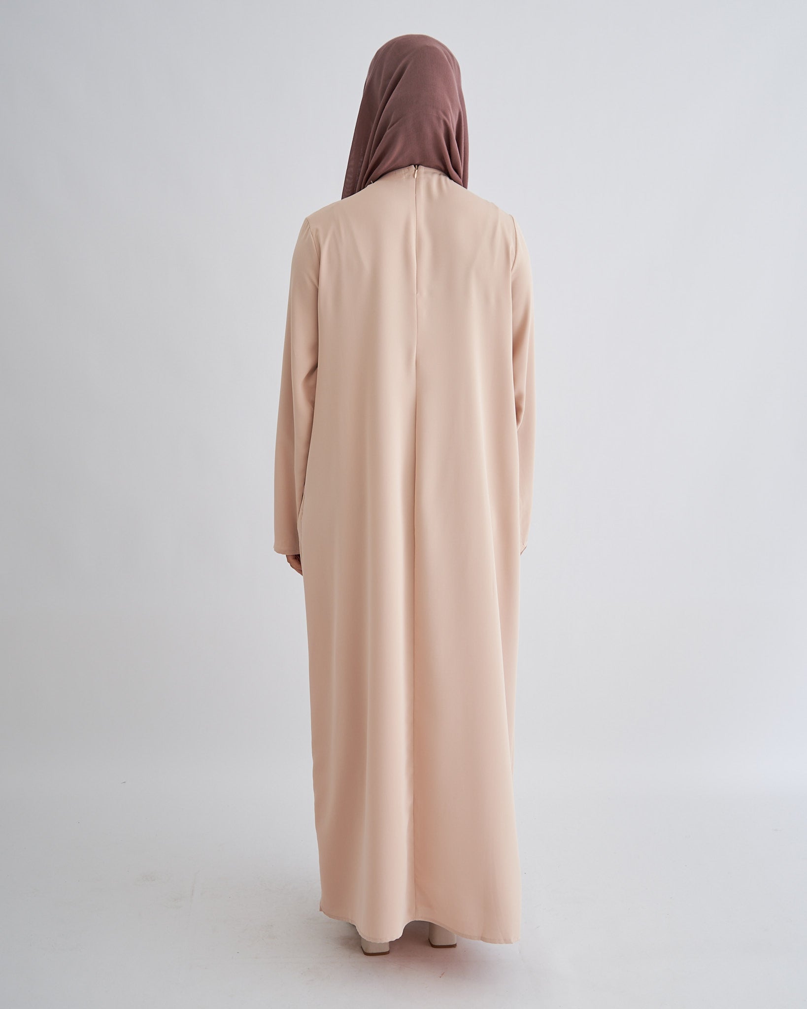 Essential Abaya mit Taschen - Creme