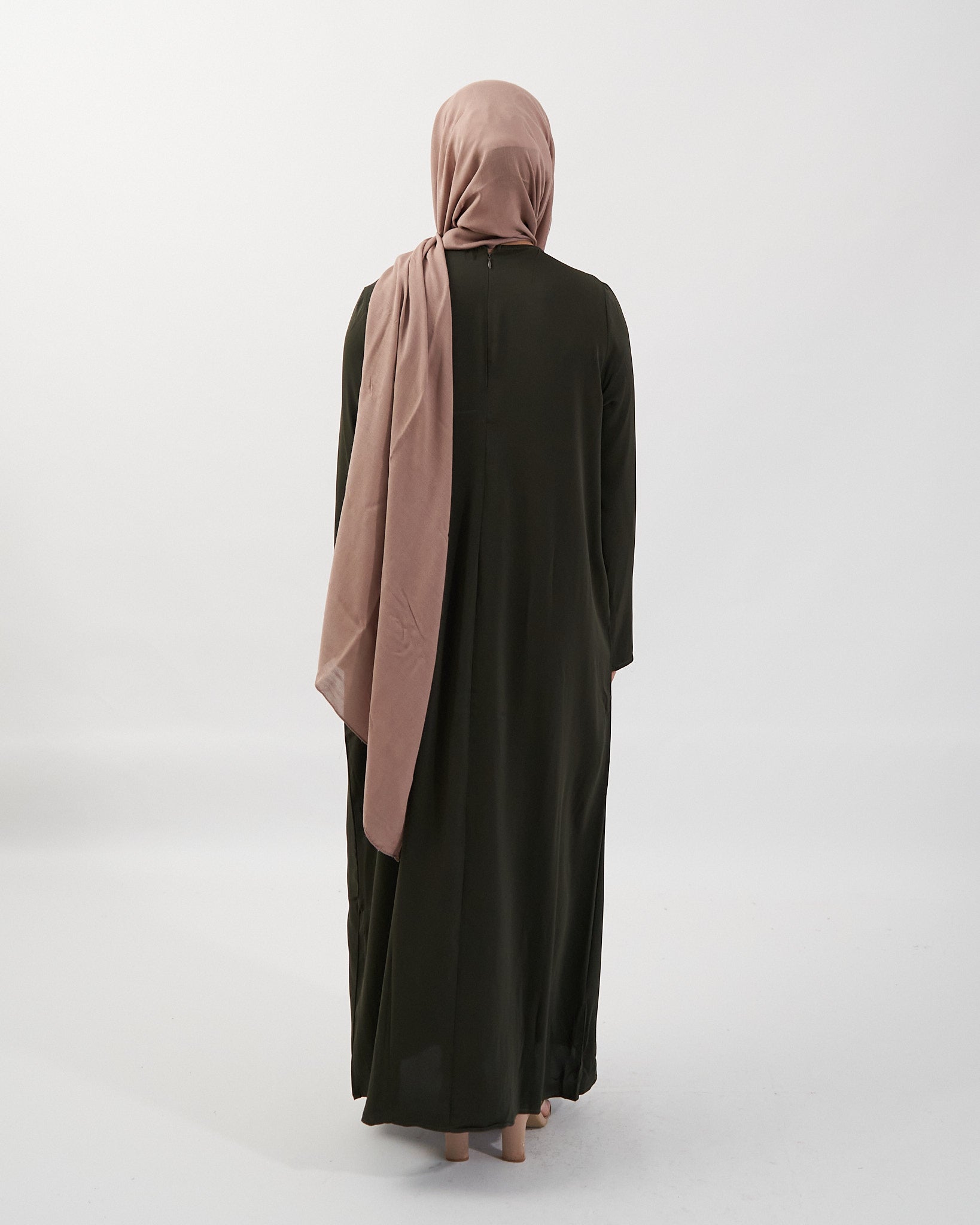 Essential Abaya mit Taschen - Khaki