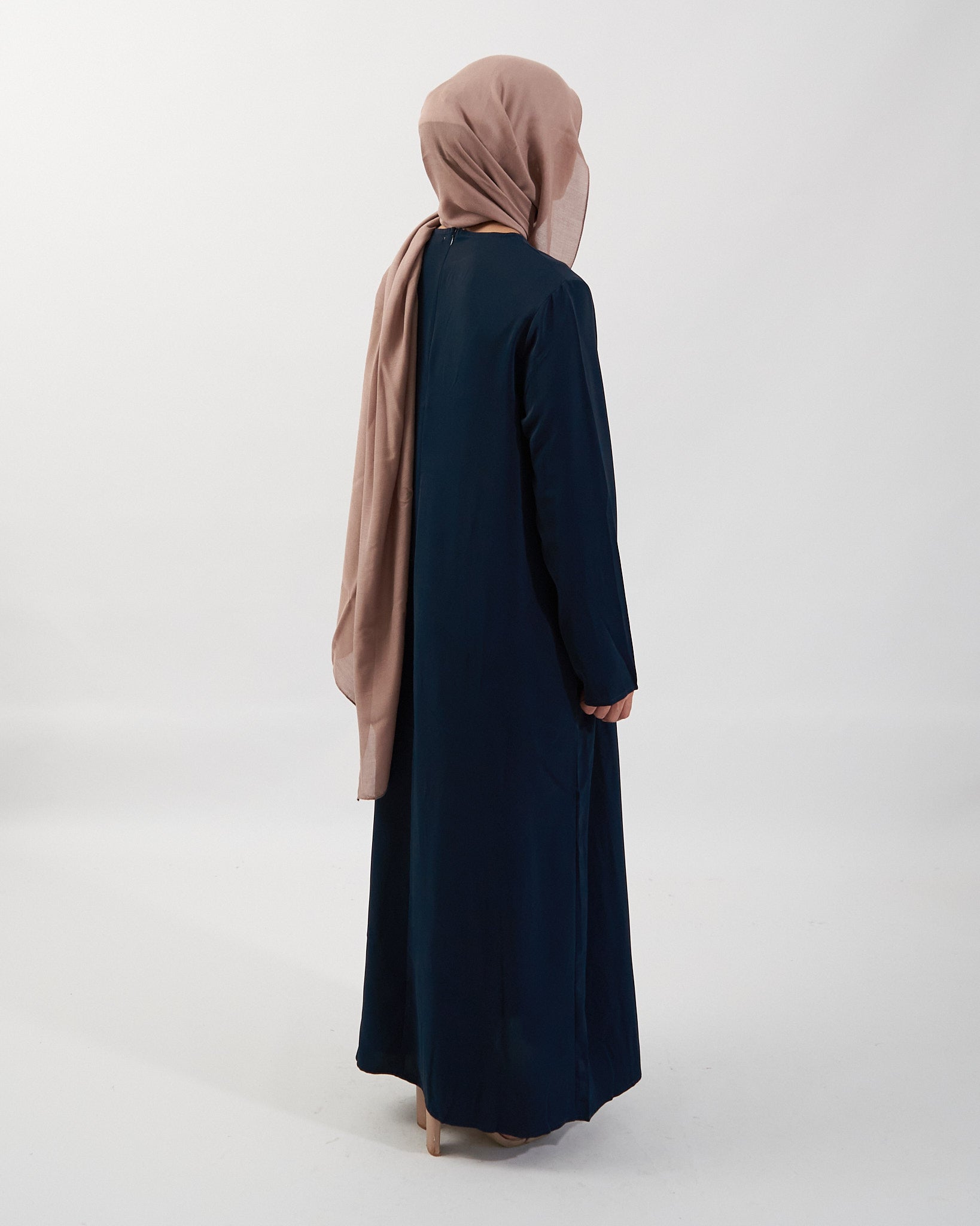 Essential Abaya mit Taschen - Marineblau