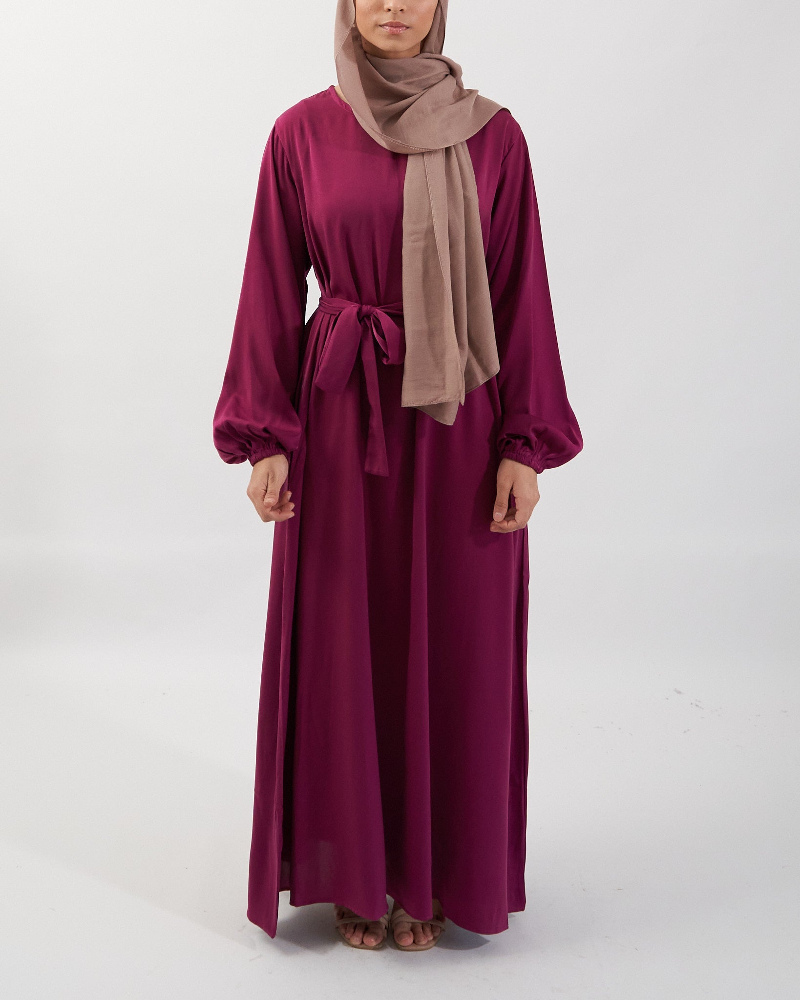 Jannah Abaya - Plum