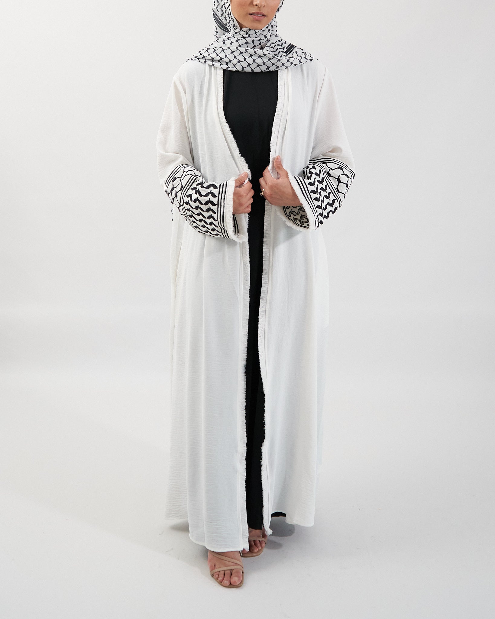 Kufiya-Abaya - Weiß