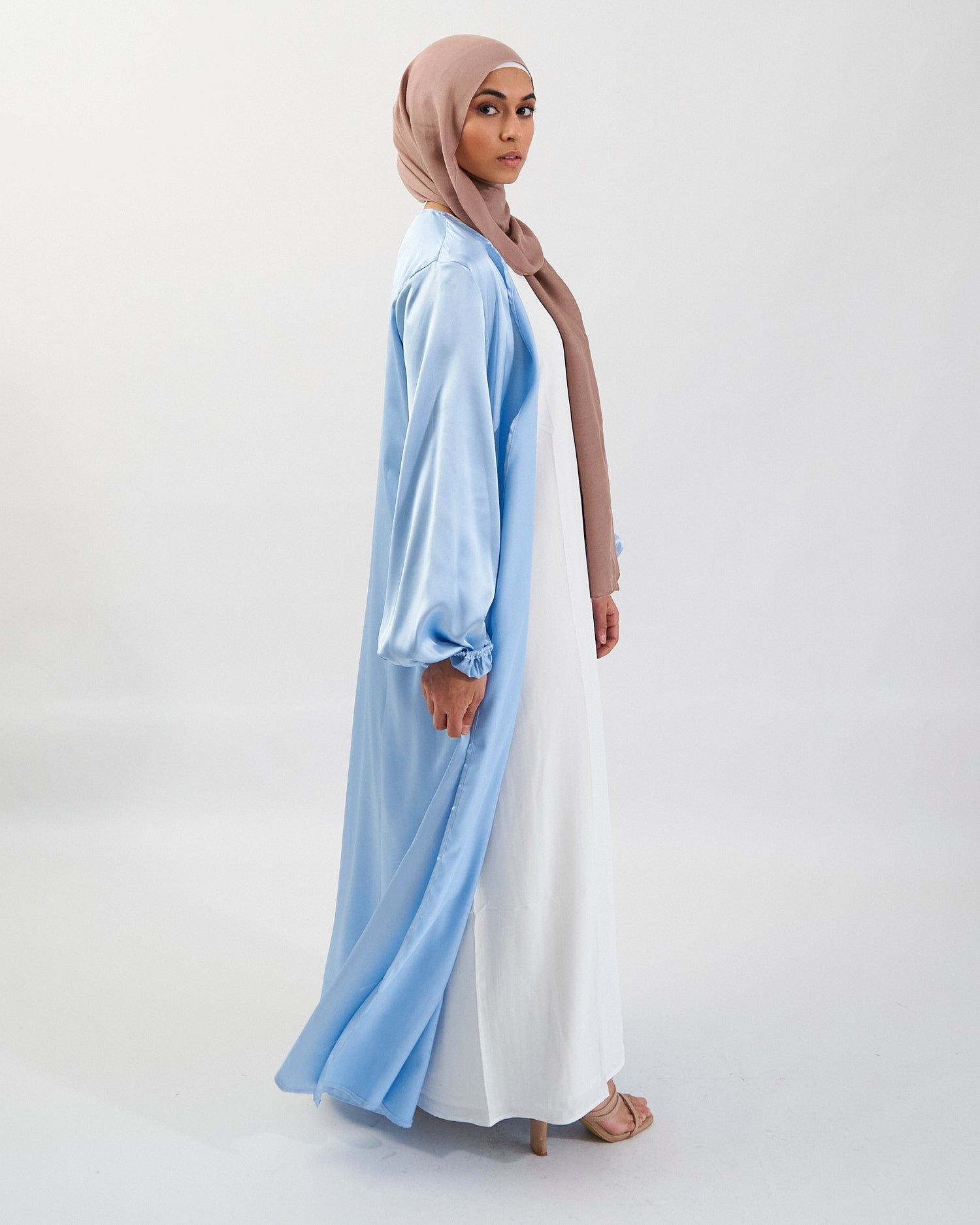 Noor Abaya - Sky Blue