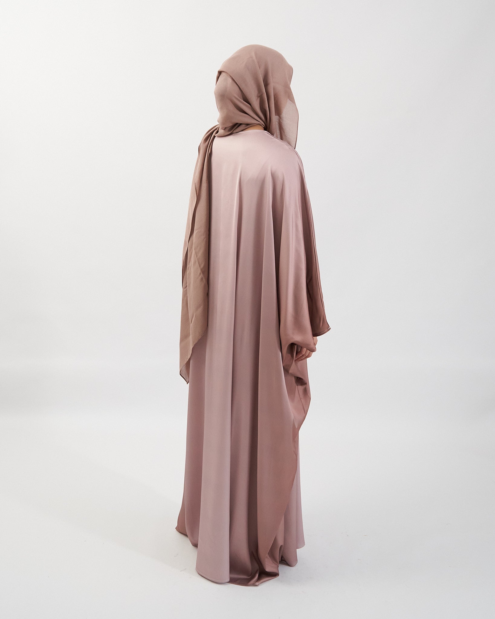 Butterfly Ombre Abaya - Coffee