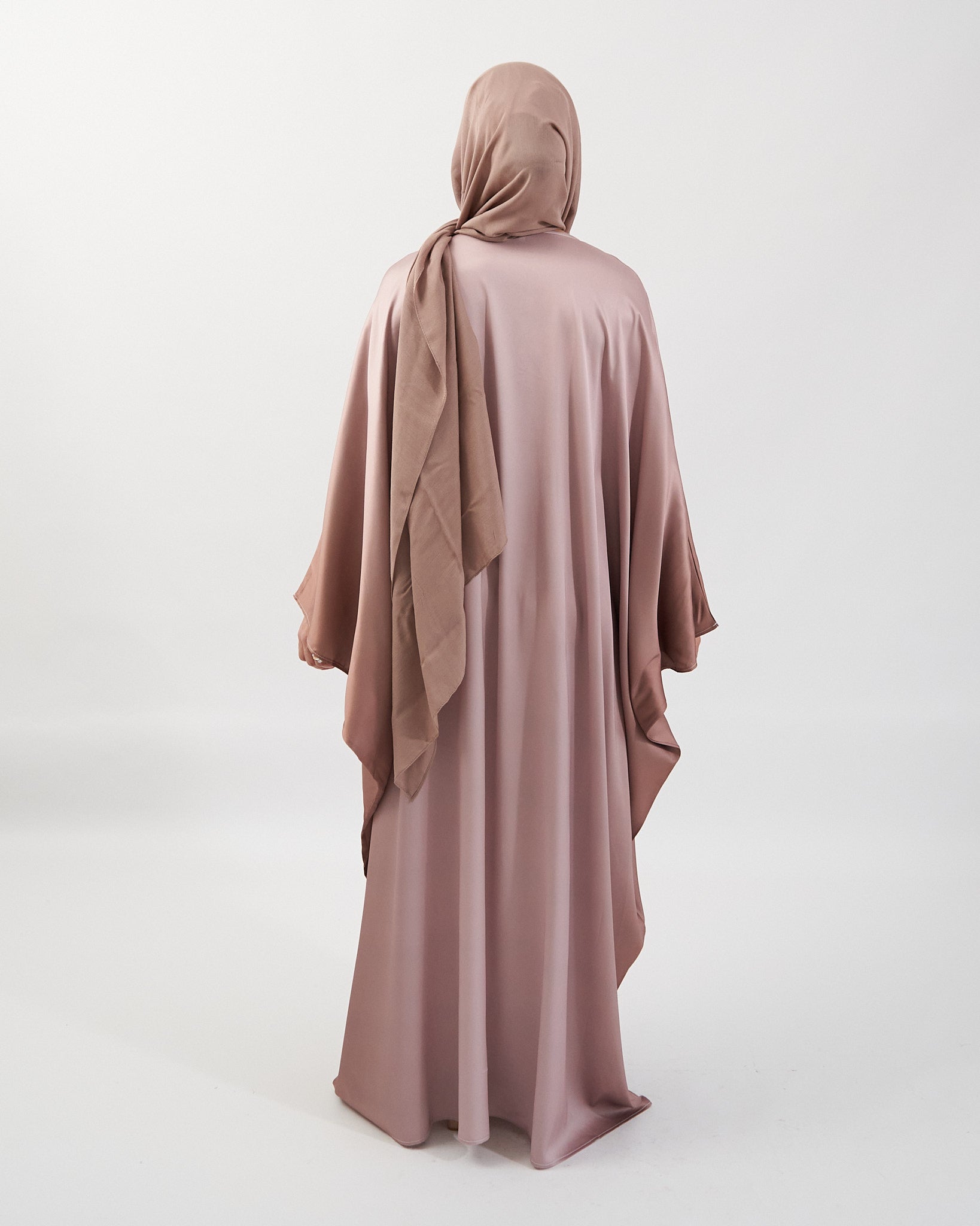 Butterfly Ombre Abaya - Coffee