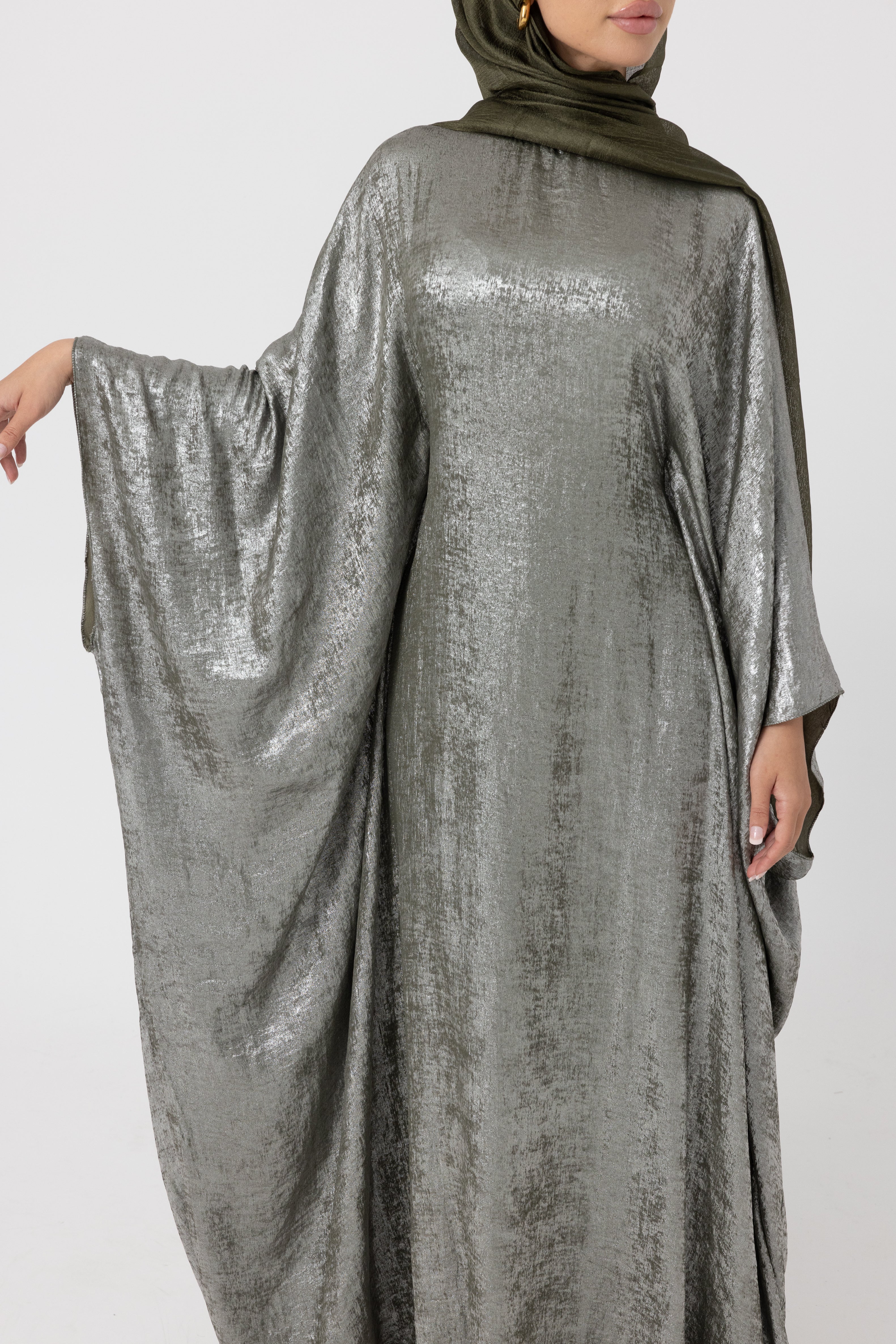 METALLISCHE SCHMETTERLINGS-ABAYA