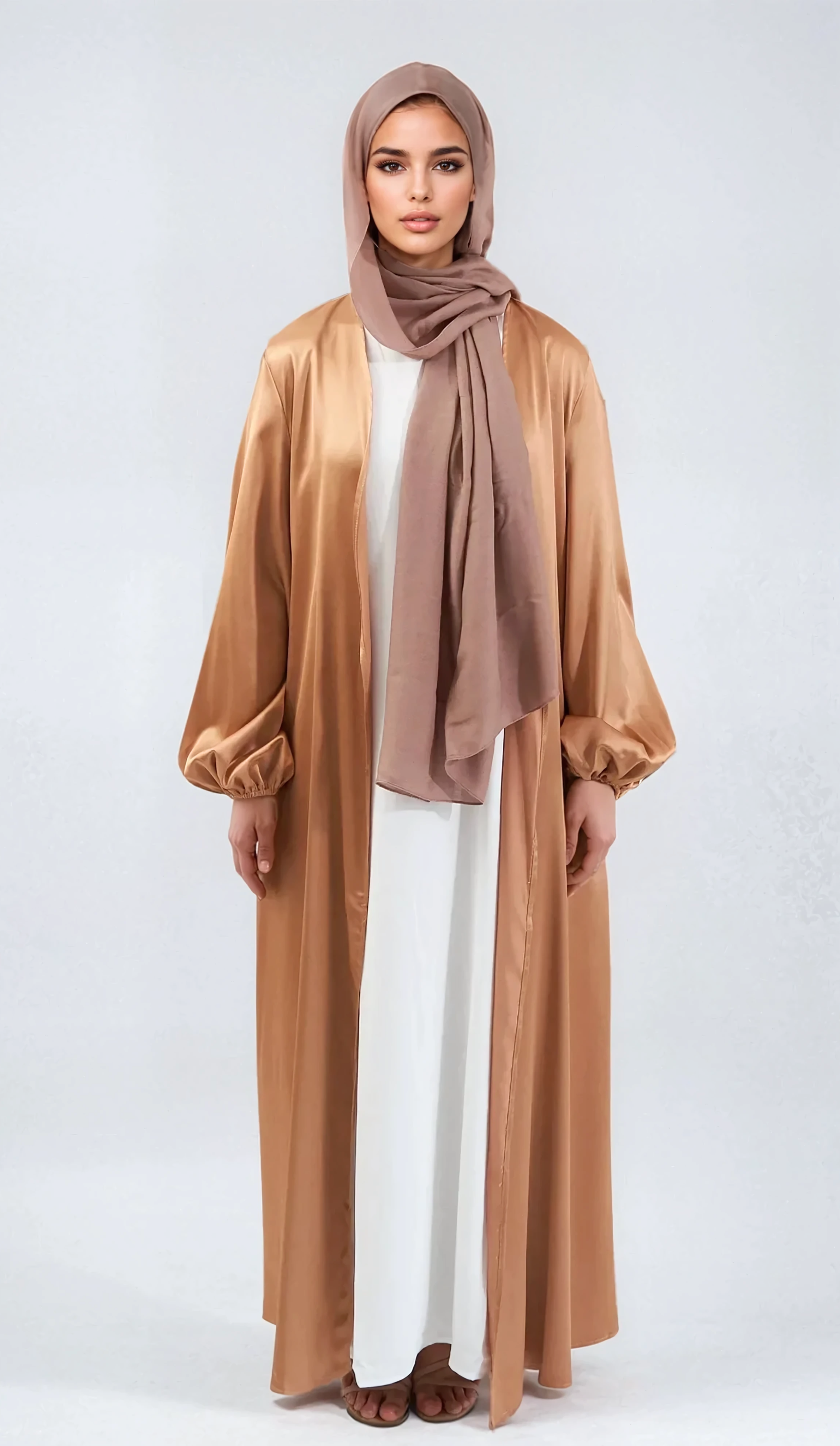 Noor Abaya - Gold